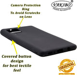 VAKIBO 1.2 MM Thick Black Coloured Soft TPU Rubber Back Cover Case With Camera Protection Ring Suitable for Samsung Galaxy M42
