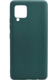 VAKIBO 1.2 MM Thick Green Coloured Soft TPU Rubber Back Cover Case With Camera Protection Ring Suitable for Samsung Galaxy M42