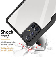 VAKIBO Best Selling Black and Transparent Back Cover Case Made With Soft TPU and Acrylic With 4 Corner and Camera Protection Suitable for Samsung Galaxy M51