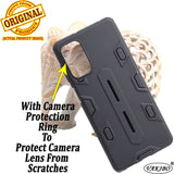 VAKIBO Nilkin Strong Shockproof Case Black Coloured Soft TPU Rubber Back Cover Case With Camera Protection Suitable for Samsung Galaxy M52