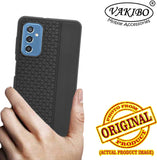 VAKIBO Premium Black Black Coloured Soft TPU Rubber Back Cover Case Suitable for Samsung Galaxy M52