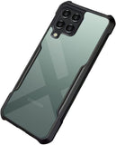 VAKIBO Best Selling Black and Transparent Back Cover Case Made With Soft TPU and Acrylic With 4 Corner and Camera Protection Suitable for Samsung Galaxy M53
