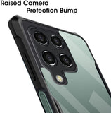 VAKIBO Best Selling Black and Transparent Back Cover Case Made With Soft TPU and Acrylic With 4 Corner and Camera Protection Suitable for Samsung Galaxy M53