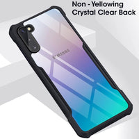 VAKIBO Best Selling Black and Transparent Coloured Made With Soft TPU and Acrylic Back Cover Case With 4 Corner and Camera Protection Suitable for Samsung Galaxy Note 10