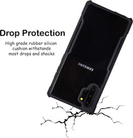 VAKIBO Super Premium Black Border Transparent Case With Corner Protection & Camera Protection Suitable for Samsung Note 10 Plus
