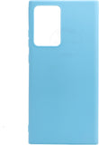 VAKIBO 1.2 MM Thick Sky Blue Coloured Soft TPU Rubber Back Cover Case With Camera Protection Ring Suitable for Samsung Galaxy Note 20 Plus