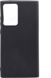 VAKIBO 1.2 MM Thick Black Coloured Soft TPU Rubber Back Cover Case With Camera Protection Ring Suitable for Samsung Galaxy Note 20 Plus
