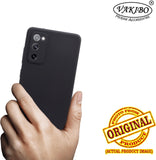 VAKIBO Matte 1.5 MM Thick With Camera Protection Black Coloured Soft TPU Back Cover Case Suitable for Samsung Galaxy S20 FE