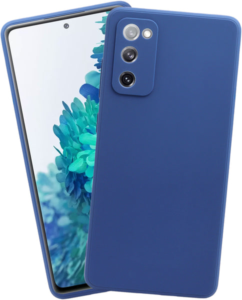 VAKIBO Matte 1.5 MM Thick With Camera Protection Blue Coloured Soft TPU Back Cover Case Suitable for Samsung Galaxy S20 FE