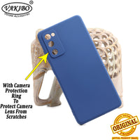 VAKIBO Matte 1.5 MM Thick With Camera Protection Blue Coloured Soft TPU Back Cover Case Suitable for Samsung Galaxy S20 FE