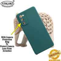 VAKIBO Matte 1.5 MM Thick With Camera Protection Green Coloured Soft TPU Back Cover Case Suitable for Samsung Galaxy S20 FE