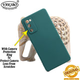 VAKIBO Matte 1.5 MM Thick With Camera Protection Green Coloured Soft TPU Back Cover Case Suitable for Samsung Galaxy S20 FE