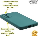 VAKIBO Matte 1.5 MM Thick With Camera Protection Green Coloured Soft TPU Back Cover Case Suitable for Samsung Galaxy S20 FE