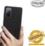 VAKIBO Niukin Dotted Design Black Coloured Soft TPU Rubber Back Cover Case With Camera Protection Ring Suitable for Samsung Galaxy S20 FE