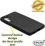 VAKIBO Matte Frosted Black Coloured Soft TPU Back Cover Case Suitable for Samsung Galaxy S30