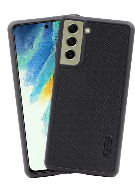 VAKIBO Niukin Dotted Design Black Coloured Soft TPU Rubber Back Cover Case With Camera Protection Ring Suitable for Samsung Galaxy S30