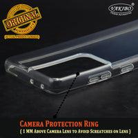 VAKIBO Premium Clear 2MM Thick Transparent Soft TPU Rubber Back Cover Case With Camera Protection Suitable for Samsung Galaxy S21 Ultra