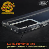 VAKIBO Premium Clear 2MM Thick Transparent Soft TPU Rubber Back Cover Case With Camera Protection Suitable for Samsung Galaxy S21 Ultra