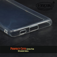 VAKIBO Premium Clear 2MM Thick Transparent Soft TPU Rubber Back Cover Case With Camera Protection Suitable for Samsung Galaxy S21 Ultra