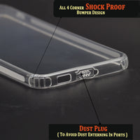 VAKIBO Premium Clear 1.5MM Thick Transparent Soft TPU Rubber Back Cover Case With Camera Protection Suitable for Samsung Galaxy S22 Plus