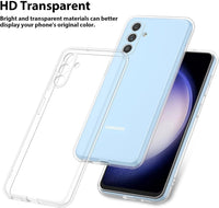 VAKIBO Premium Clear 2MM Thick Transparent Soft TPU Rubber Back Cover Case With Camera Protection Suitable for Samsung Galaxy S23FE Ultra