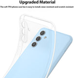 VAKIBO Premium Clear 2MM Thick Transparent Soft TPU Rubber Back Cover Case With Camera Protection Suitable for Samsung Galaxy S23FE Ultra