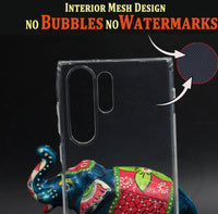 VAKIBO Super Premium Soft TPU Transparent Case With Dustplug,Side Grip,Corner Protection,lanyard Cuts,Camera Protection Suitable for Samsung S23 Ultra