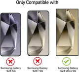 Super Premium Quality Tempered Glass Screen Guard Protector With Black Border Suitable For Samsung Galaxy S24ULTRA