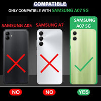 VAKIBO Premium Clear 1.5MM Thick Transparent Soft TPU Rubber Back Cover Case With Camera Protection Suitable for Samsung Galaxy A07