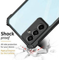VAKIBO Best Selling Black and Transparent Back Cover Case Made With Soft TPU and Acrylic With 4 Corner and Camera Protection Suitable for Samsung Galaxy A16