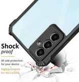 VAKIBO Best Selling Black and Transparent Back Cover Case Made With Soft TPU and Acrylic With 4 Corner and Camera Protection Suitable for Samsung Galaxy A16