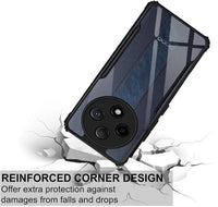 VAKIBO Super Premium Black Border Transparent Case With Corner Protection & Camera Protection Suitable for Oppo F27 Pro