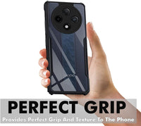 VAKIBO Super Premium Black Border Transparent Case With Corner Protection & Camera Protection Suitable for Oppo F27 Pro Plus