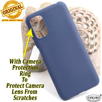 VAKIBO 1.2 MM Thick Blue Coloured Soft TPU Rubber Back Cover Case With Camera Protection Ring Suitable for Mi Redmi Note 10T 5G