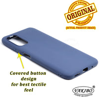 VAKIBO 1.2 MM Thick Blue Coloured Soft TPU Rubber Back Cover Case With Camera Protection Ring Suitable for Mi Redmi Note 10T 5G