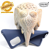 VAKIBO 1.2 MM Thick Blue Coloured Soft TPU Rubber Back Cover Case With Camera Protection Ring Suitable for Mi Poco M3 Pro