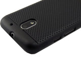 VAKIBO Dotted Design Black Coloured Soft TPU Back Cover Case Suitable for Moto E3 Power