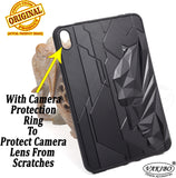 VAKIBO Bat Man 3D Mask Design Black Coloured Soft TPU Back Cover Case With Camera Protection Ring Suitable for Apple iPad mini (6th Gen)