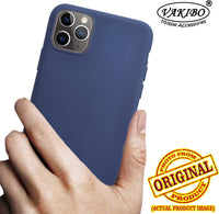 VAKIBO 1.2 MM Thick Blue Coloured Soft TPU Rubber Back Cover Case With Camera Protection Ring Suitable for Apple iPhone 11 Pro Max