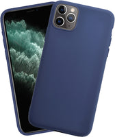 VAKIBO 1.2 MM Thick Blue Coloured Soft TPU Rubber Back Cover Case With Camera Protection Ring Suitable for Apple iPhone 11 Pro Max