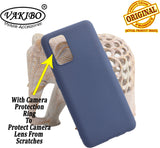 VAKIBO 1.2 MM Thick Blue Coloured Soft TPU Rubber Back Cover Case With Camera Protection Ring Suitable for Realme GT 5G