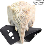 VAKIBO 1.2 MM Thick Black Coloured Soft TPU Rubber Back Cover Case With Camera Protection Ring Suitable for Samsung Galaxy J2 2016