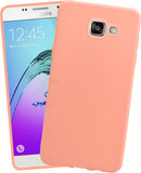 VAKIBO 1.2 MM Thick Peach Coloured Soft TPU Rubber Back Cover Case With Camera Protection Ring Suitable for Samsung Galaxy A510