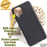 VAKIBO 1.2 MM Thick Black Coloured Soft TPU Rubber Back Cover Case With Camera Protection Ring Suitable for Samsung Galaxy M62