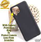 VAKIBO 1.2 MM Thick Black Coloured Soft TPU Rubber Back Cover Case With Camera Protection Ring Suitable for Samsung Galaxy F62