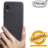 VAKIBO 1.2 MM Thick Black Coloured Soft TPU Rubber Back Cover Case With Camera Protection Ring Suitable for Samsung Galaxy M02