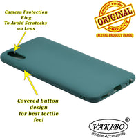 VAKIBO Green Coloured Back Cover Case Suitable for Vivo Y91i