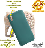 VAKIBO Green Coloured Back Cover Case Suitable for Vivo Y90