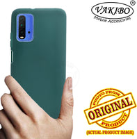 VAKIBO Green Coloured Back Cover Case Suitable for MI Redmi 9 Power