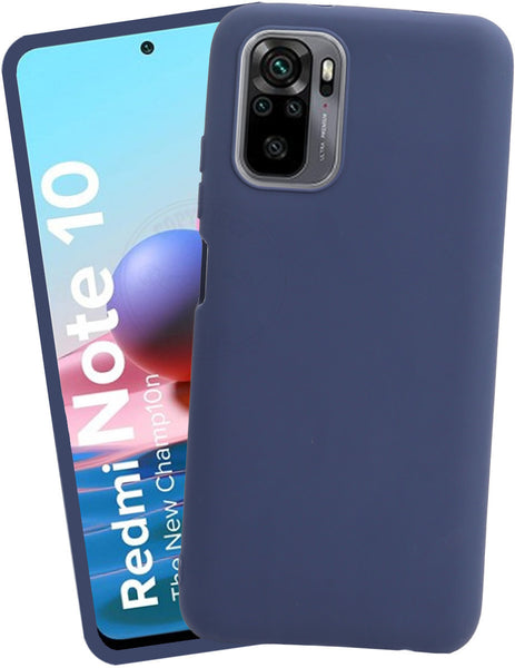 VAKIBO Blue Coloured Back Cover Case Suitable for MI Redmi Note 10